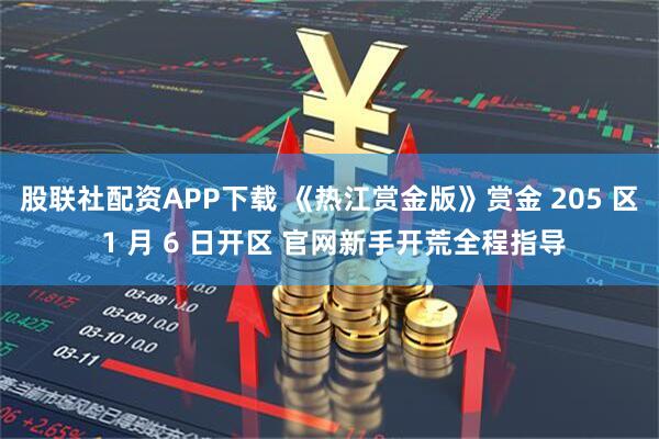 股联社配资APP下载 《热江赏金版》赏金 205 区 1 月 6 日开区 官网新手开荒全程指导